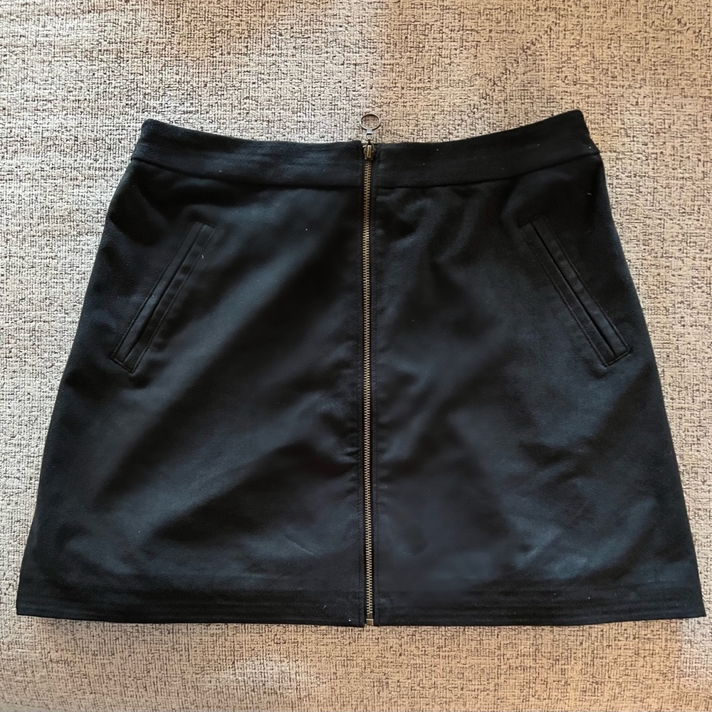 NET ABERCROMBIE & FITCH SUEDE SKIRT